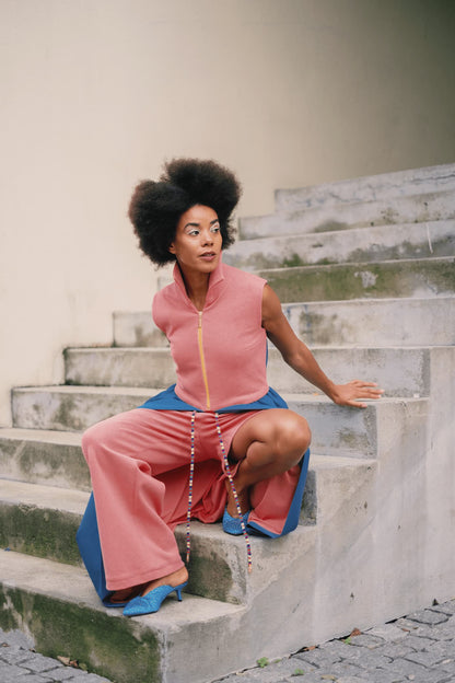 slowly fast maxi vest